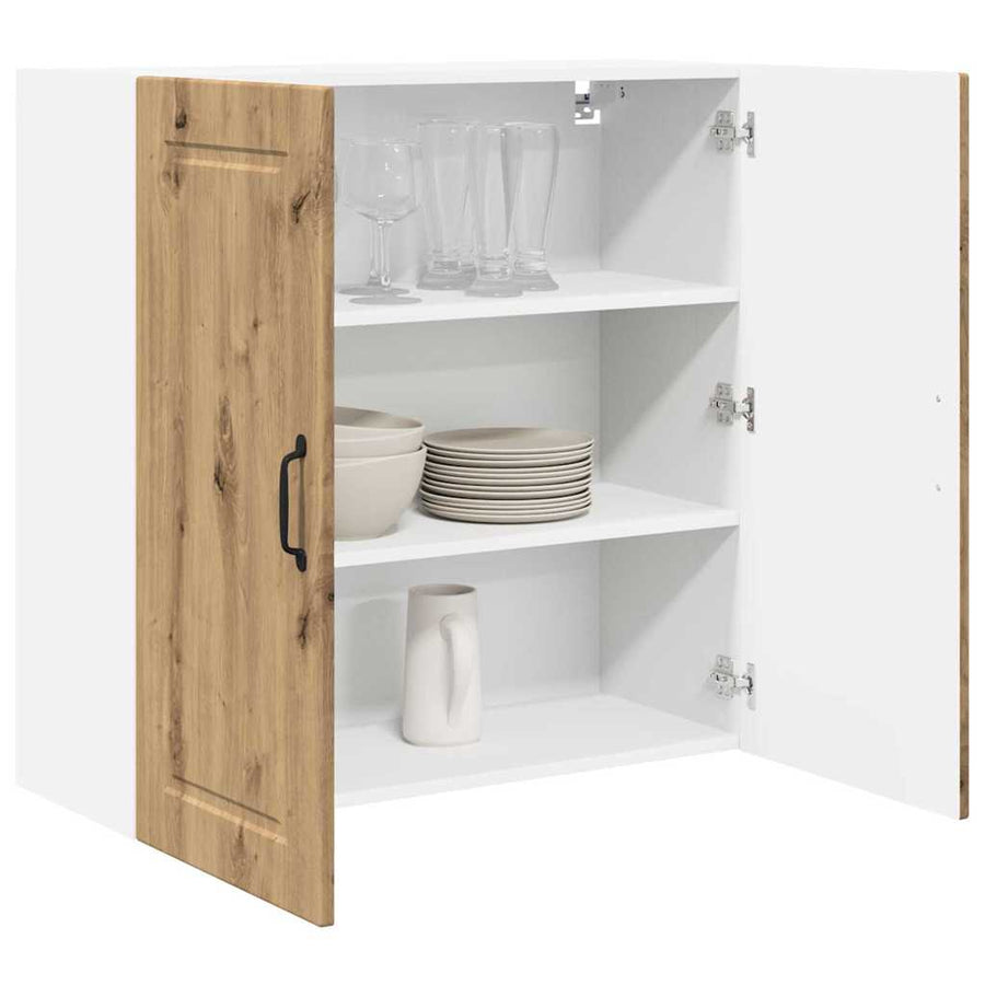 Keukenkast aan de muur met plank Artisan Eiken 80 x 31 x 80 cm