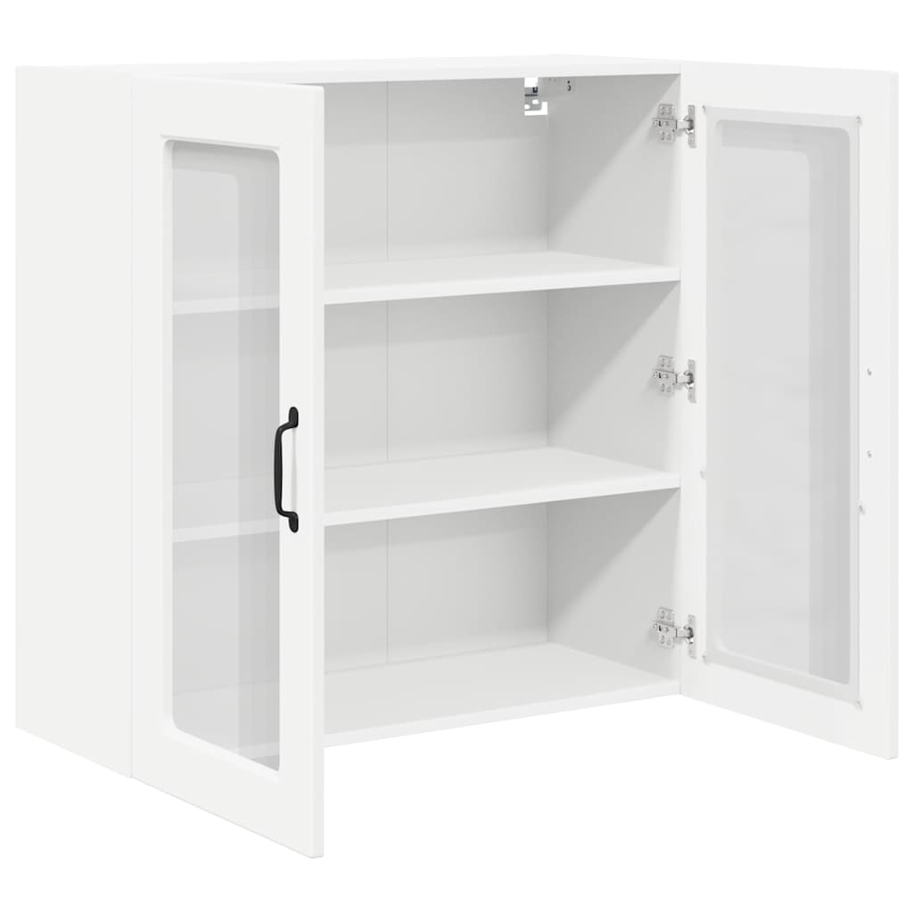 Keukenkast aan de muur Wit 80 x 31 x 80 cm Bewerkt hout
