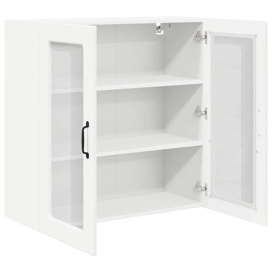 Keukenkast aan de muur Wit 80 x 31 x 80 cm Bewerkt hout