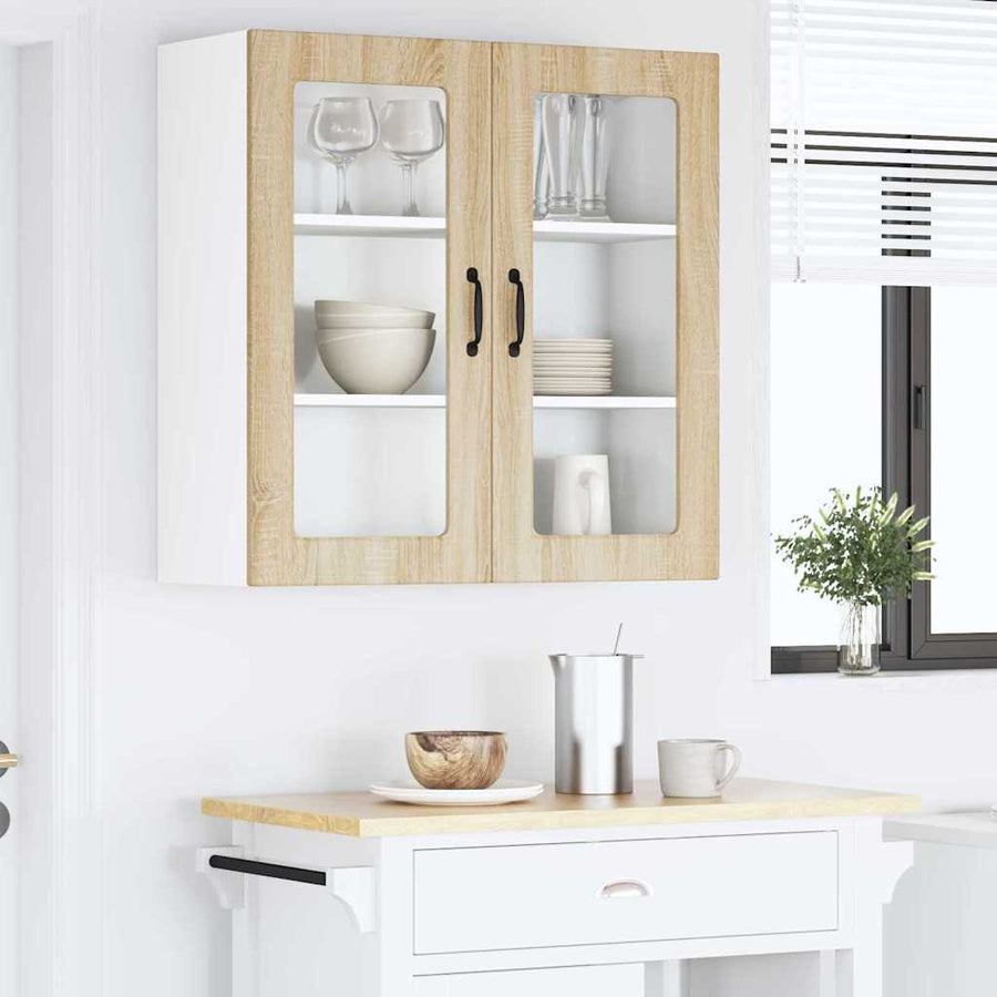 Keukenkast aan de muur met plank Sonoma Eiken 80 x 31 x 80 cm
