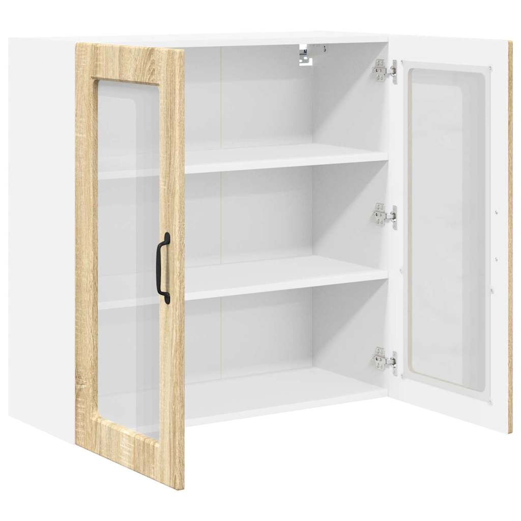 Keukenkast aan de muur met plank Sonoma Eiken 80 x 31 x 80 cm