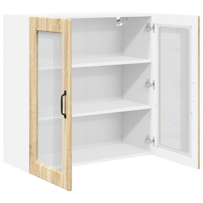 Keukenkast aan de muur met plank Sonoma Eiken 80 x 31 x 80 cm