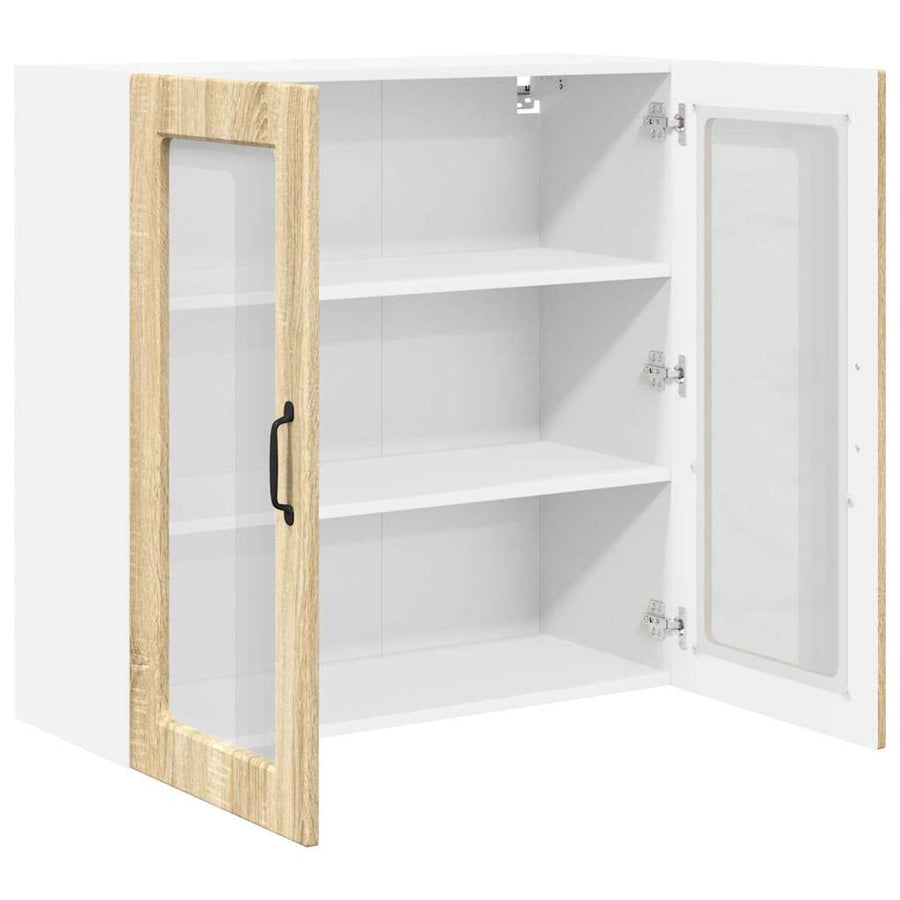 Keukenkast aan de muur met plank Sonoma Eiken 80 x 31 x 80 cm