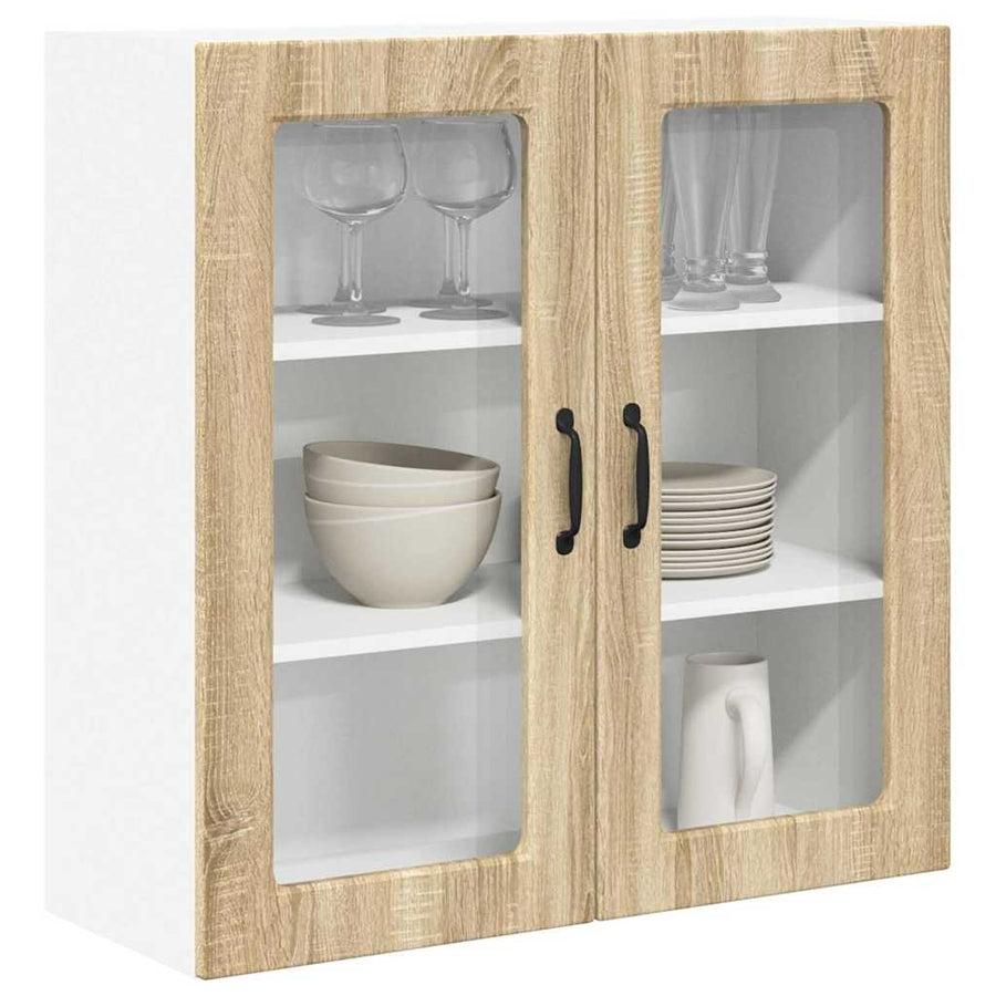 Keukenkast aan de muur met plank Sonoma Eiken 80 x 31 x 80 cm