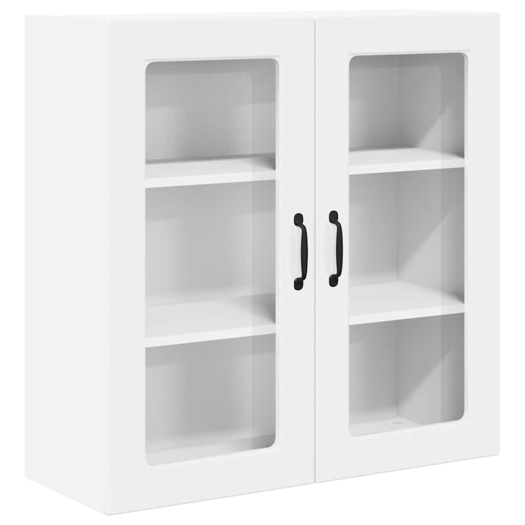 Keukenkast aan de muur met plank Hoogglans wit 80 x 31 x 80 cm