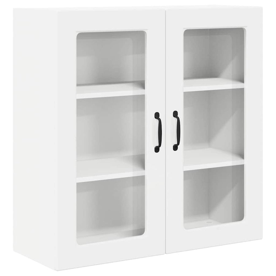 Keukenkast aan de muur met plank Hoogglans wit 80 x 31 x 80 cm