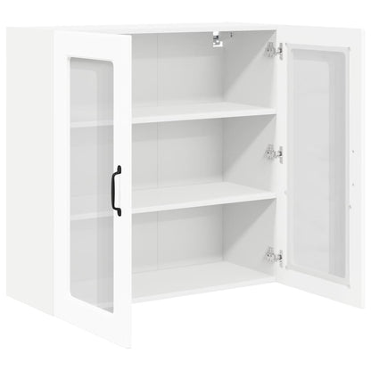 Keukenkast aan de muur met plank Hoogglans wit 80 x 31 x 80 cm