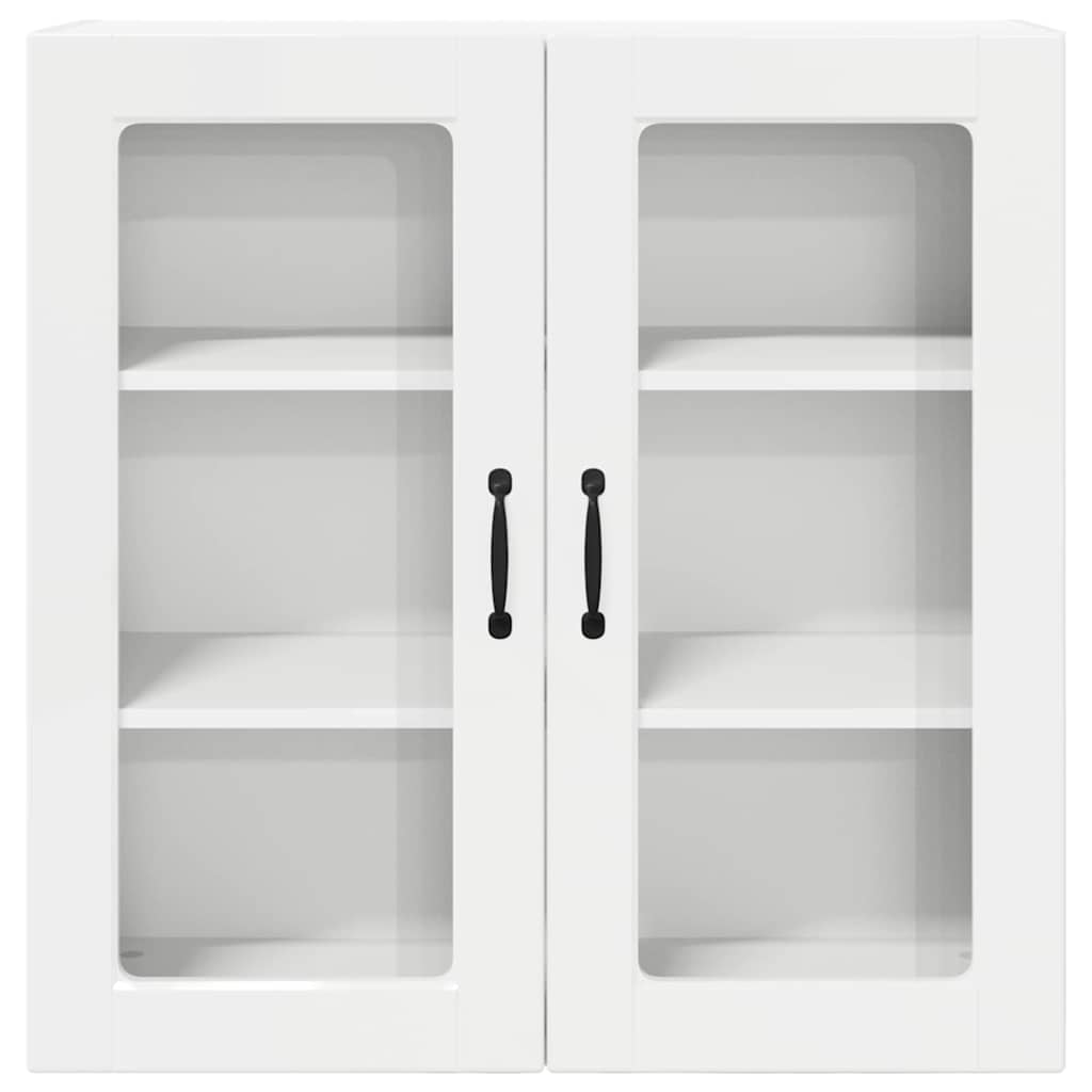 Keukenkast aan de muur met plank Hoogglans wit 80 x 31 x 80 cm
