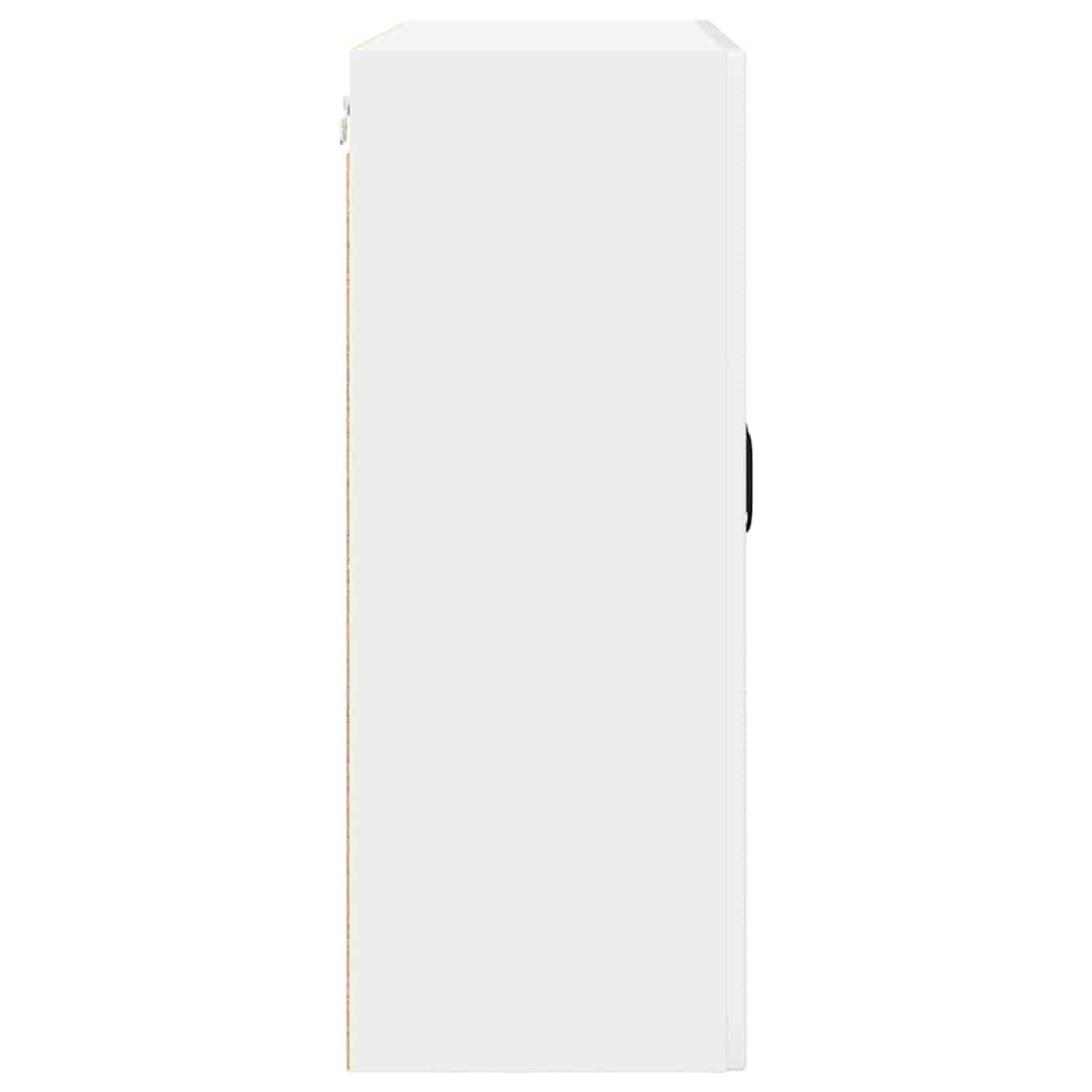 Keukenkast aan de muur met plank Hoogglans wit 80 x 31 x 80 cm