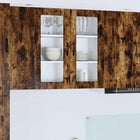 Kitchen Cabinet with Shelf Smoked Oak 80 x 31 x 80 cm Engineered Wood