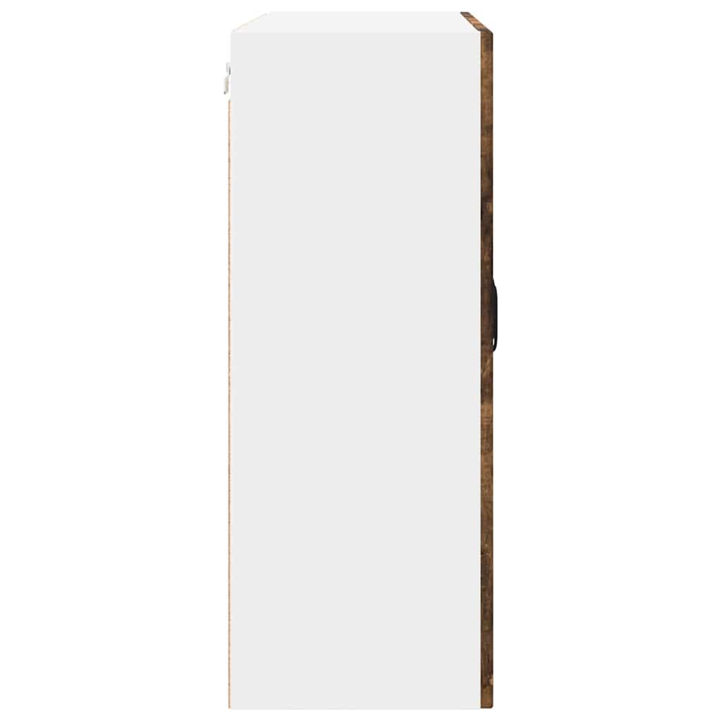 Keukenkast aan de muur met plank Gerookt eiken 80 x 31 x 80 cm