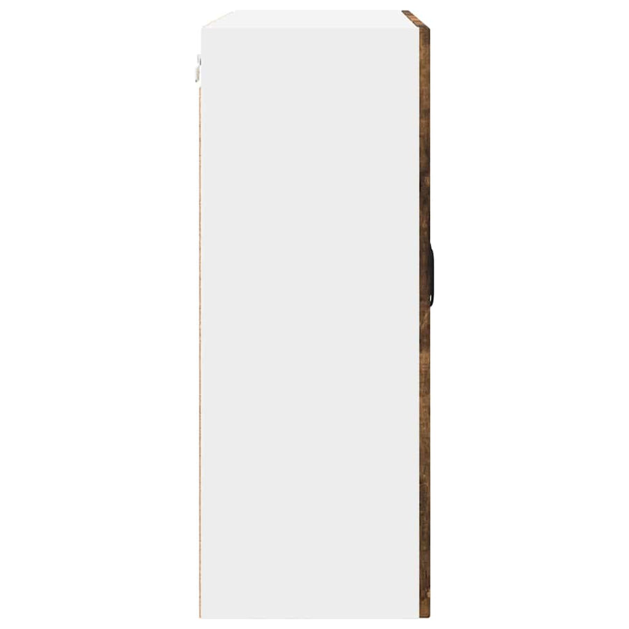 Keukenkast aan de muur met plank Gerookt eiken 80 x 31 x 80 cm
