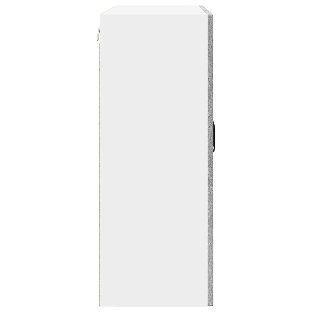 Keukenkast aan de muur met plank Grijs Sonoma 80 x 31 x 80 cm