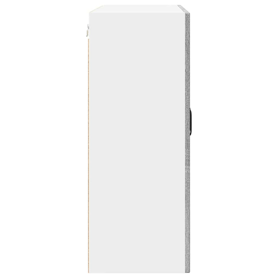 Keukenkast aan de muur met plank Grijs Sonoma 80 x 31 x 80 cm