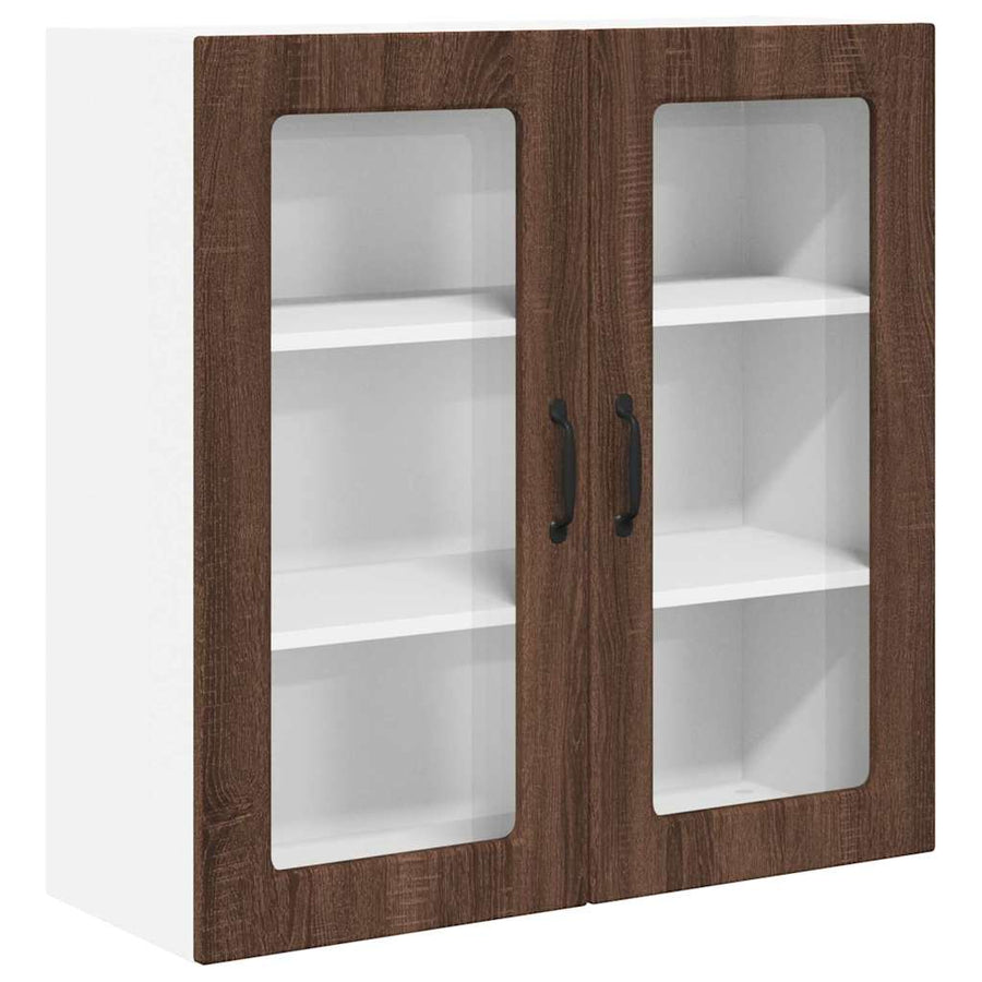 Keukenkast aan de muur Bruin Eiken 80 x 31 x 80 cm Bewerkt hout