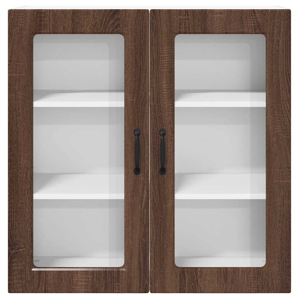 Keukenkast aan de muur Bruin Eiken 80 x 31 x 80 cm Bewerkt hout