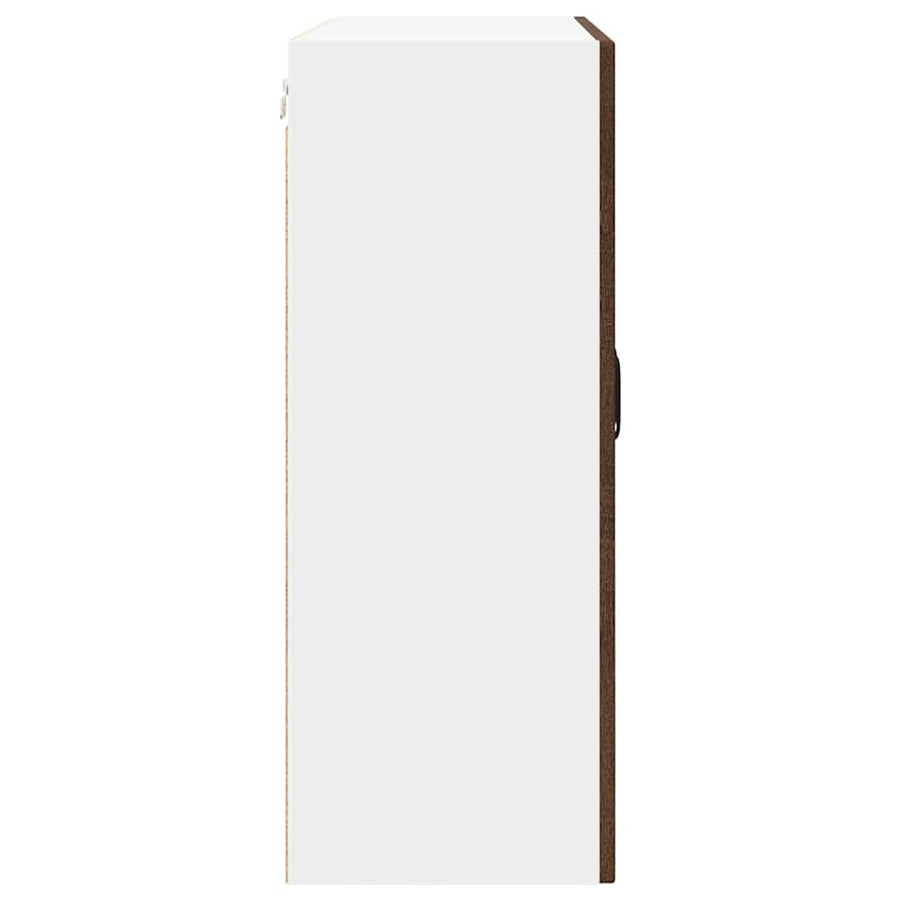 Keukenkast aan de muur Bruin Eiken 80 x 31 x 80 cm Bewerkt hout
