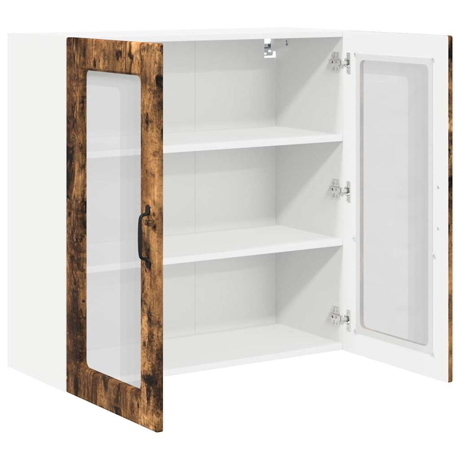 Keukenkast aan de muur Oud Hout 80 x 31 x 80 cm Bewerkt hout