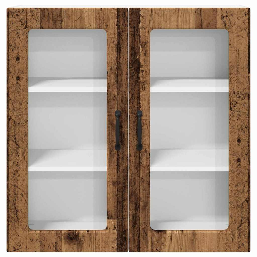 Keukenkast aan de muur Oud Hout 80 x 31 x 80 cm Bewerkt hout