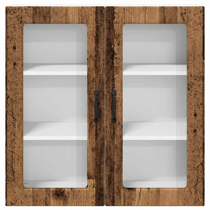Keukenkast aan de muur Oud Hout 80 x 31 x 80 cm Bewerkt hout