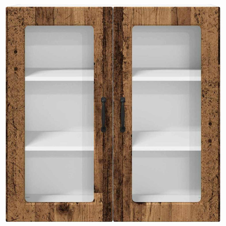 Keukenkast aan de muur Oud Hout 80 x 31 x 80 cm Bewerkt hout