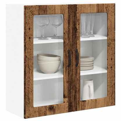 Keukenkast aan de muur Oud Hout 80 x 31 x 80 cm Bewerkt hout