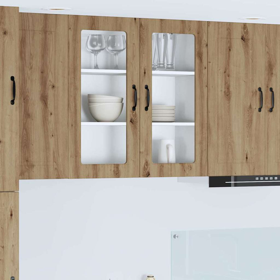 Keukenkast aan de muur met plank Artisan Eiken 80 x 31 x 80 cm