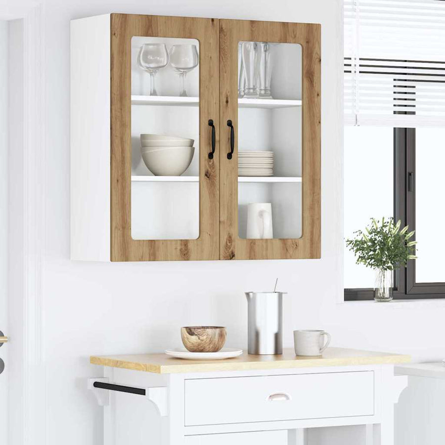 Keukenkast aan de muur met plank Artisan Eiken 80 x 31 x 80 cm