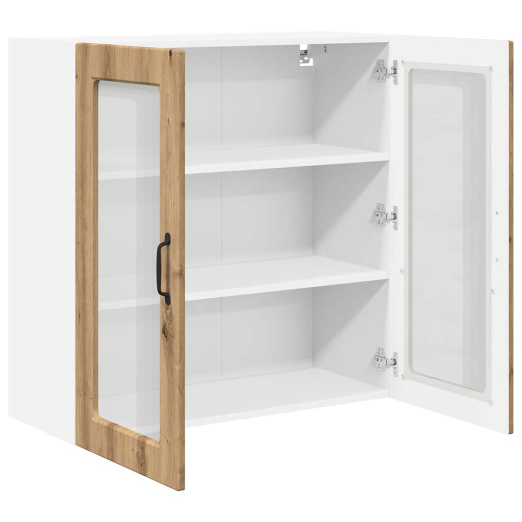Keukenkast aan de muur met plank Artisan Eiken 80 x 31 x 80 cm