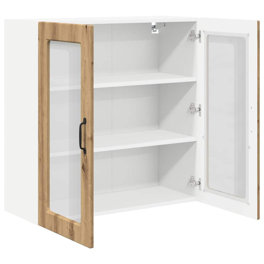 Keukenkast aan de muur met plank Artisan Eiken 80 x 31 x 80 cm