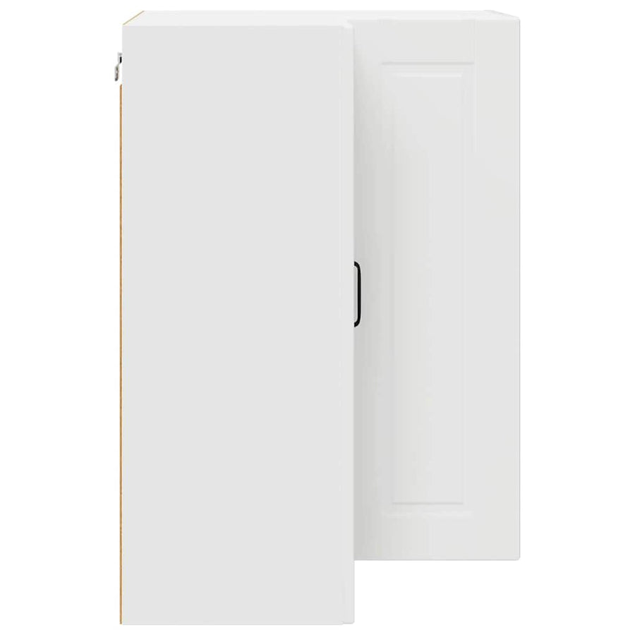 Keukenkast aan de muur Wit 57 x 57 x 80 cm Bewerkt hout