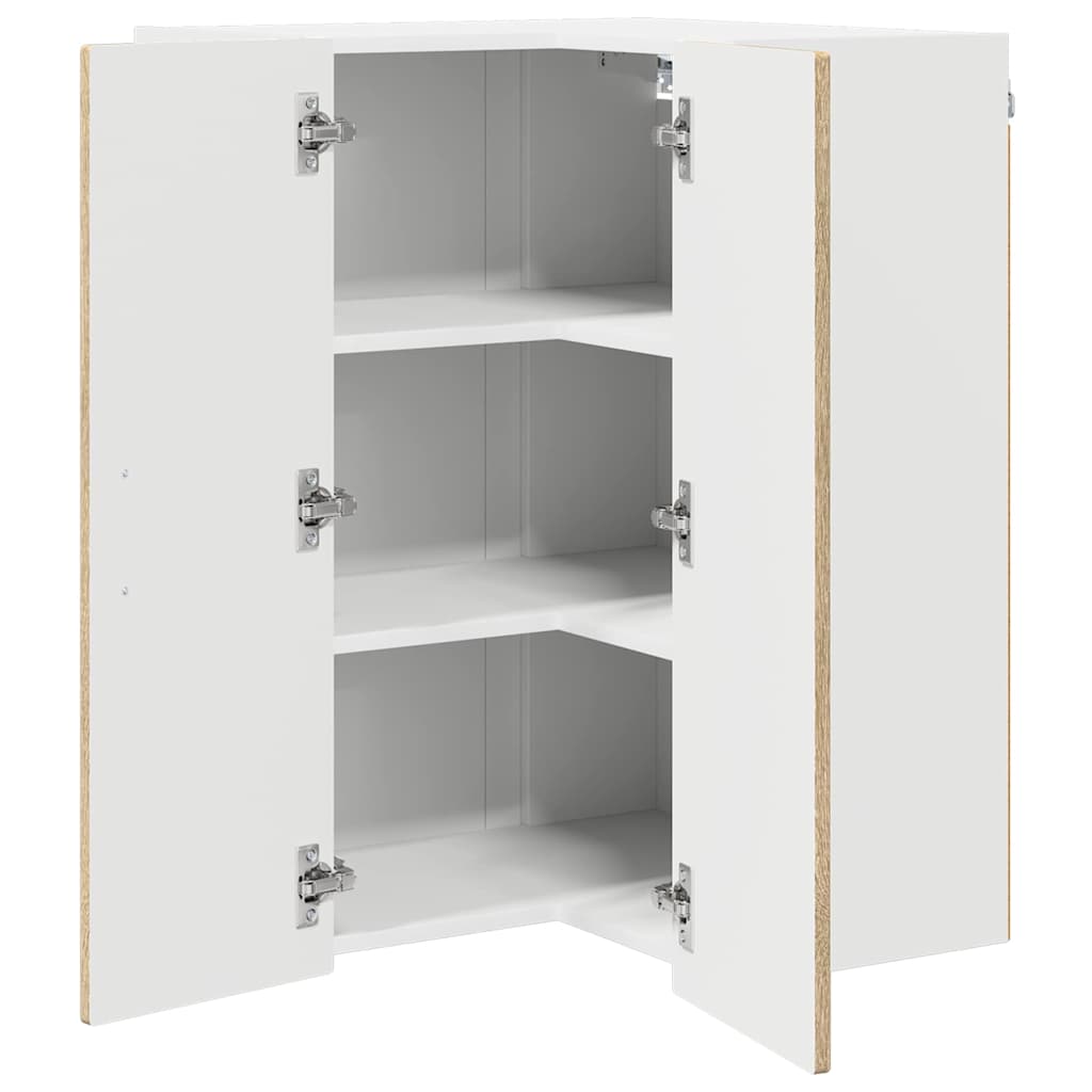 Keukenkast aan de muur met plank Sonoma Eiken 57 x 57 x 80 cm