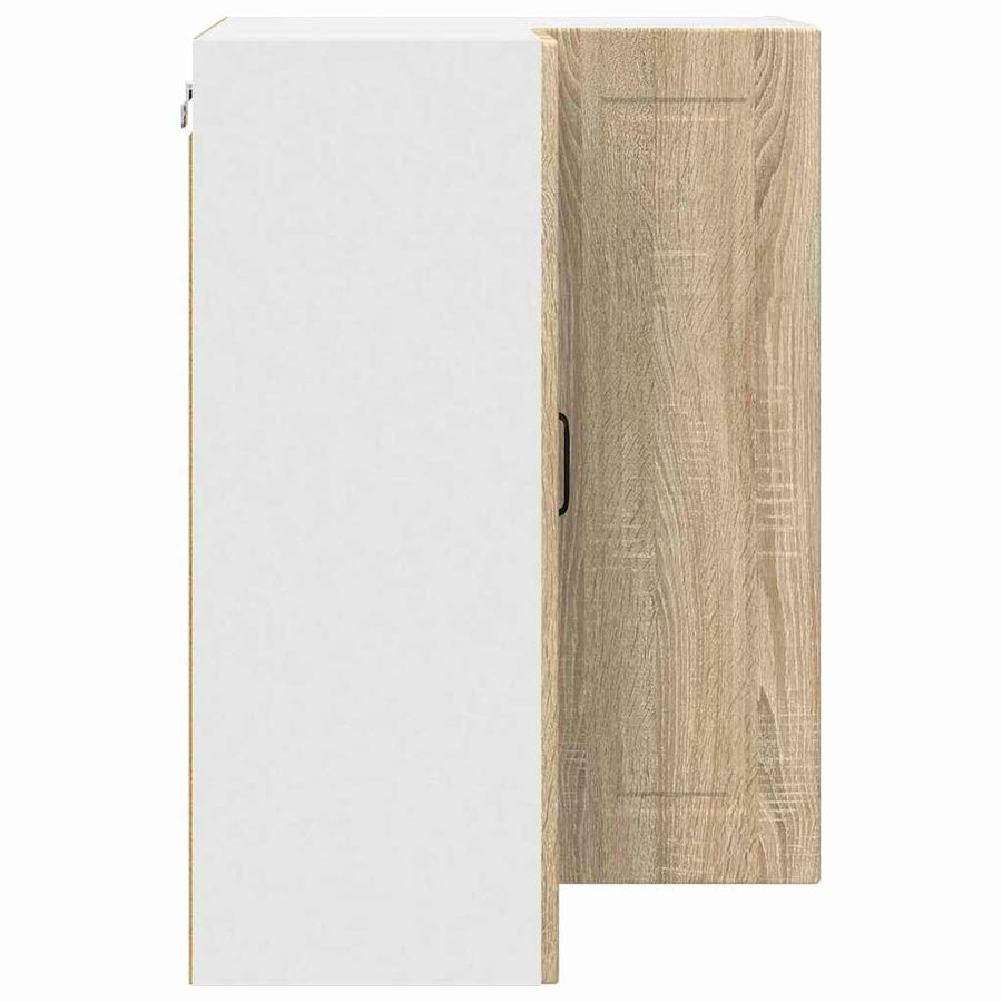 Keukenkast aan de muur met plank Sonoma Eiken 57 x 57 x 80 cm