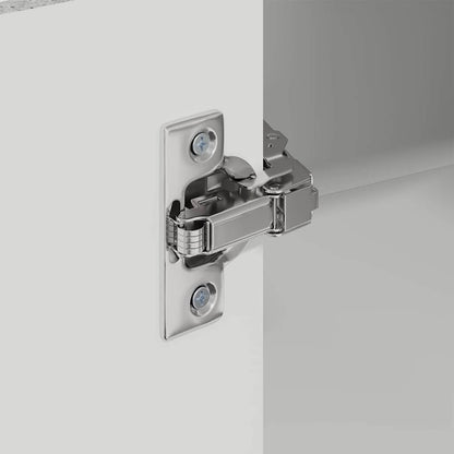 Keukenkast aan de muur Beton Grijs 57 x 57 x 80 cm Bewerkt hout