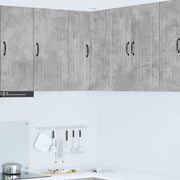 Keukenkast 57x57x80 cm beton grijs bewerkt hout