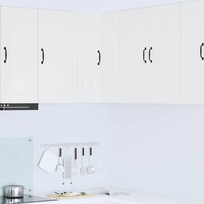 Keukenkast aan de muur met plank Hoogglans wit 57 x 57 x 80 cm