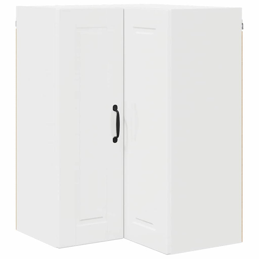 Keukenkast aan de muur met plank Hoogglans wit 57 x 57 x 80 cm