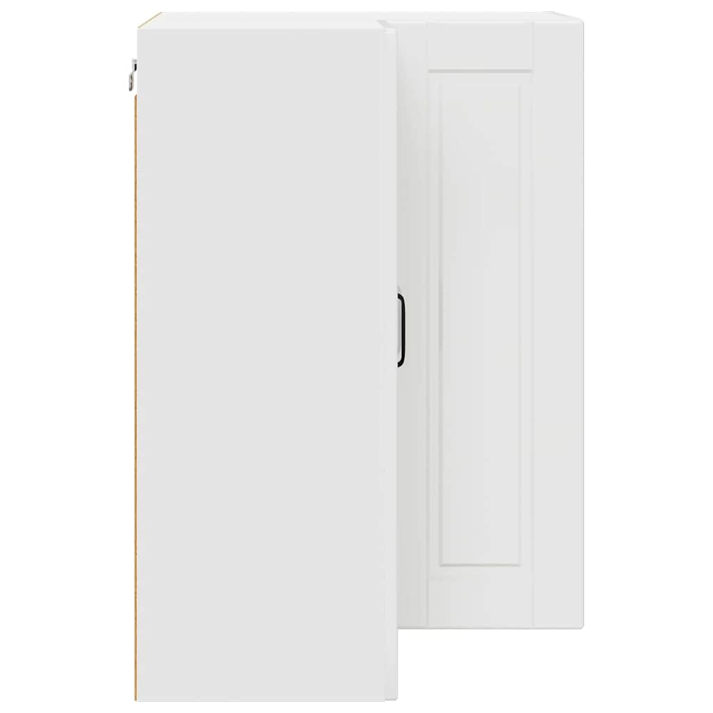 Keukenkast aan de muur met plank Hoogglans wit 57 x 57 x 80 cm