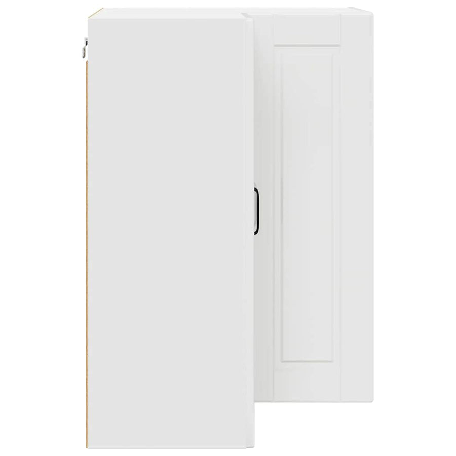 Keukenkast aan de muur met plank Hoogglans wit 57 x 57 x 80 cm
