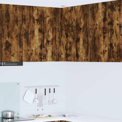 Keukenkast aan de muur met plank Gerookt eiken 57 x 57 x 80 cm
