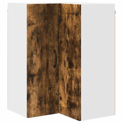 Keukenkast aan de muur met plank Gerookt eiken 57 x 57 x 80 cm