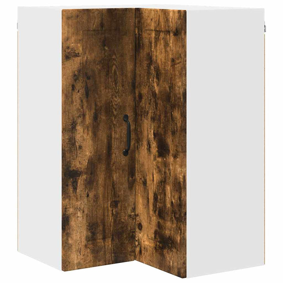 Keukenkast aan de muur met plank Gerookt eiken 57 x 57 x 80 cm