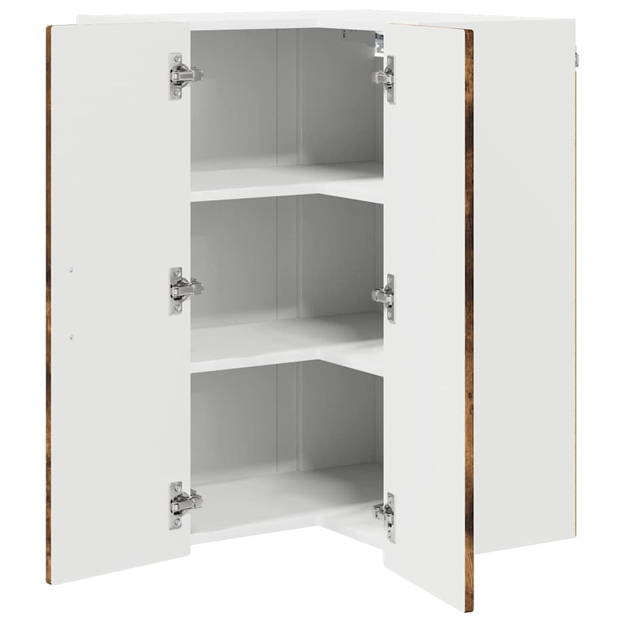 Keukenkast aan de muur met plank Gerookt eiken 57 x 57 x 80 cm