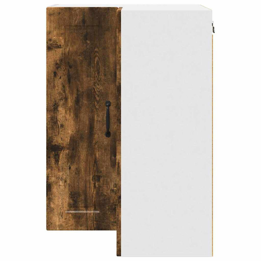 Keukenkast aan de muur met plank Gerookt eiken 57 x 57 x 80 cm