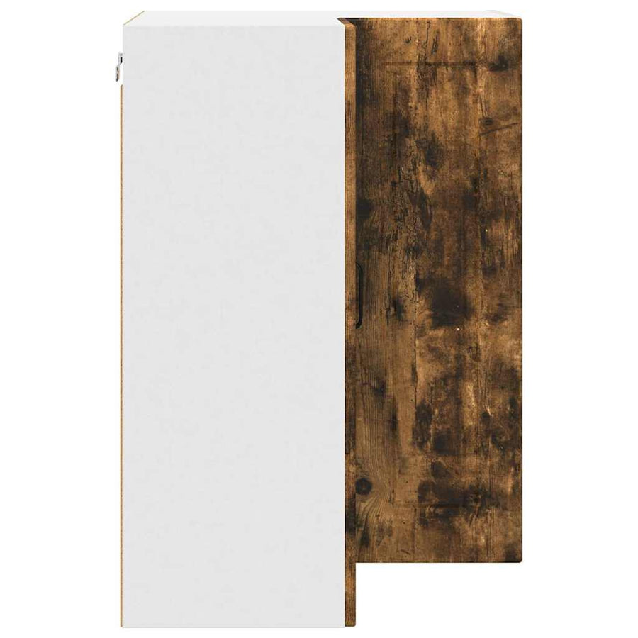 Keukenkast aan de muur met plank Gerookt eiken 57 x 57 x 80 cm