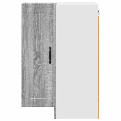 Keukenkast aan de muur met plank Grijs Sonoma 57 x 57 x 80 cm