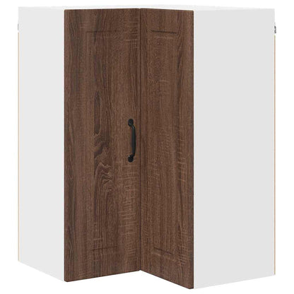 Keukenkast aan de muur Bruin Eiken 57 x 57 x 80 cm Bewerkt hout