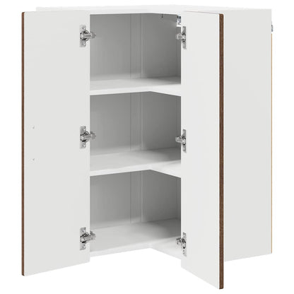 Keukenkast aan de muur Bruin Eiken 57 x 57 x 80 cm Bewerkt hout