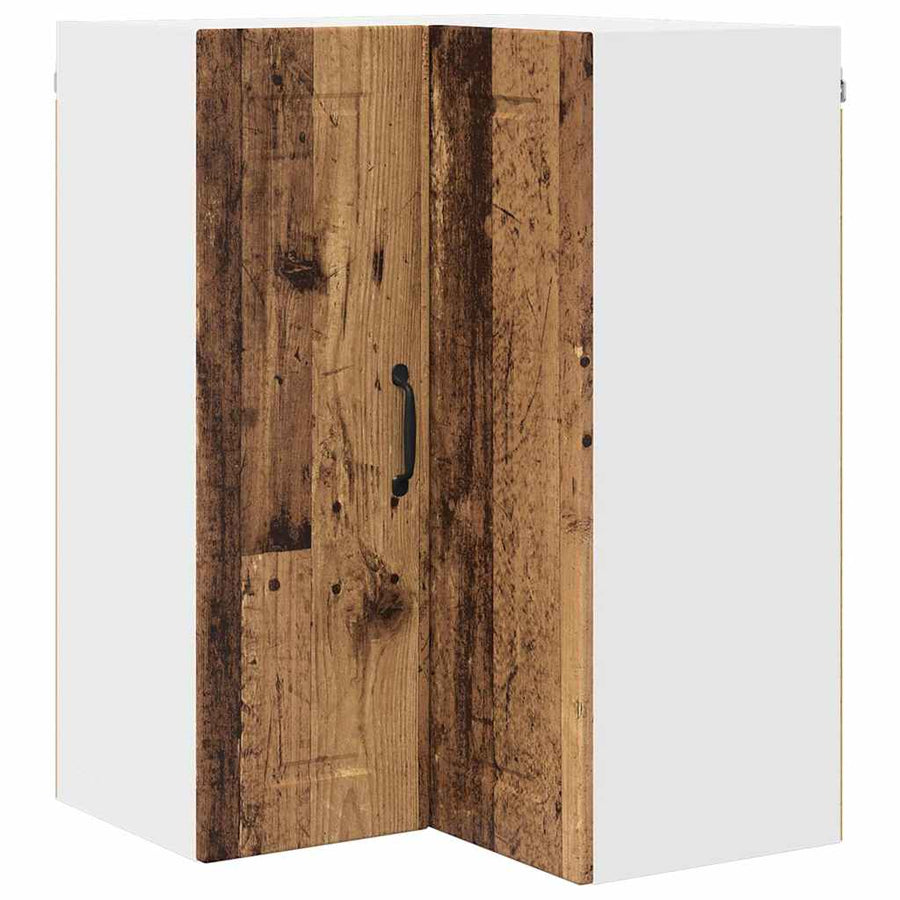 Keukenkast aan de muur Oud Hout 57 x 57 x 80 cm Bewerkt hout