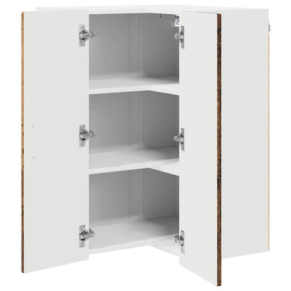 Keukenkast aan de muur Oud Hout 57 x 57 x 80 cm Bewerkt hout